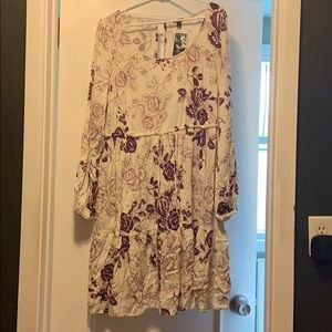 TORRID PLUS SIZE 3/4 CUT SLEEVE DRESS